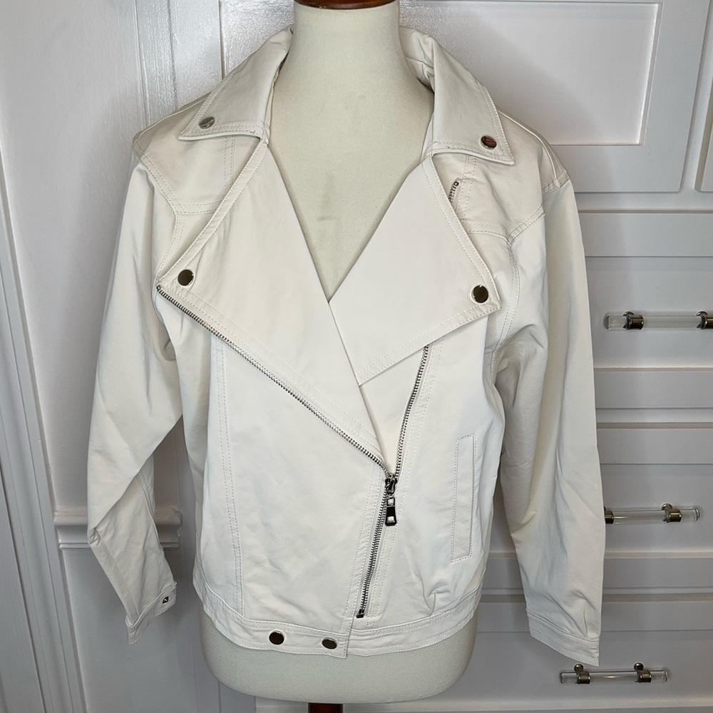 Alice Blue cream colored zip up jacket, Brand New with tags - Picture 3 of 11